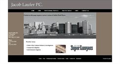 Desktop Screenshot of lauferlaw.com